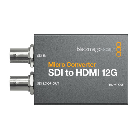 Micro Converter SDI to HDMI 12G (with PSU)