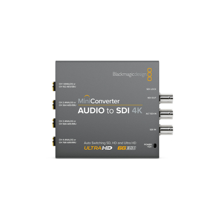 Mini Converter - Audio to SDI 4K