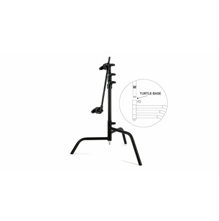 C-Stand 20 Spring Loaded Turtle Base, Kit (Black)