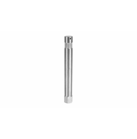 6in Aluminum Baby Pin with 3/8in Female Thread