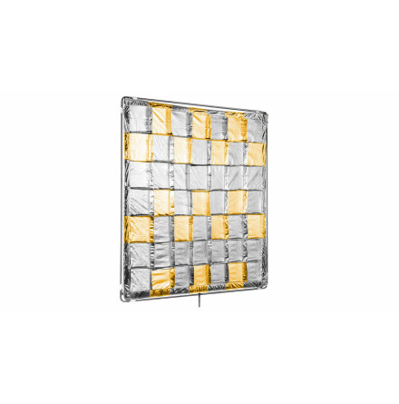 Silver/Gold Reflector (Slip On Shiny-Board) 4x4ft (1,12x1,12m)