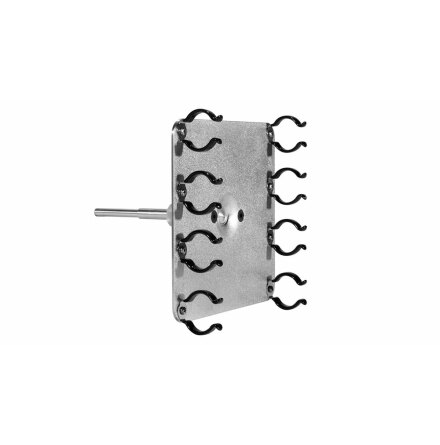 Lamp Holder T12 Quad Fluorescent 5/8 pin rubber clips