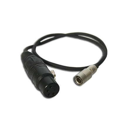 Hirose 4-pin male to XLR 4-pin female 45 cm