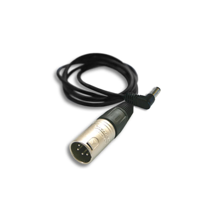 XLR 4-pin male to DC 2,5mm 60 cm 