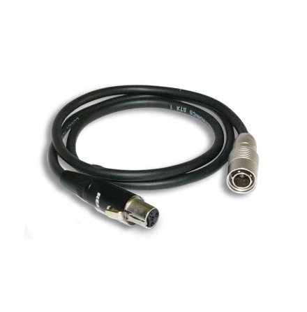 Hirose 4-pin (male) - Mini XLR 4-pin (female) - 40cm length