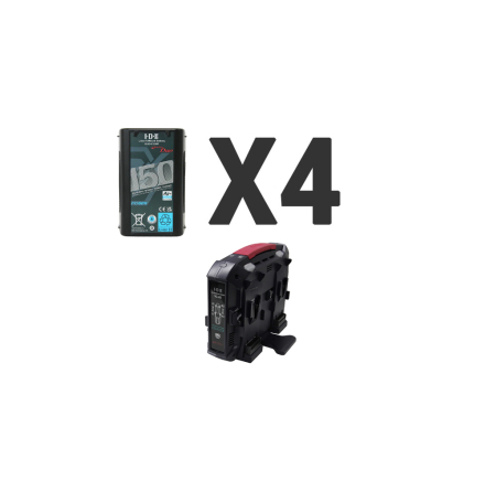 Kit 4 x DUO-C150P + 1 x VL-4X