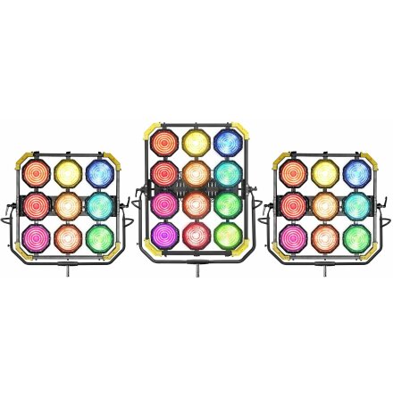 Luxed-P4 Full Color LED Spotlight (640W RGBWW) w/ Lumenradio
