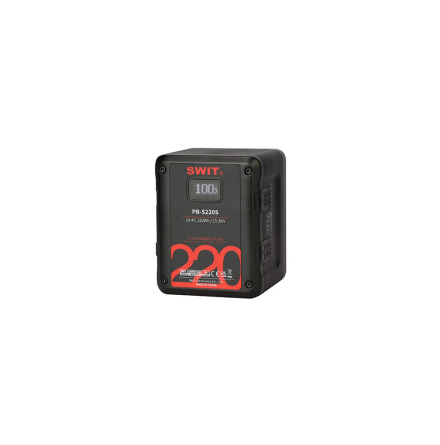 SWIT PB-S220S 220Wh Multi-sockets Digital Battery, V-Mount