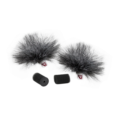 Gray Ristretto Lavalier Windjammer Pair - Rycote