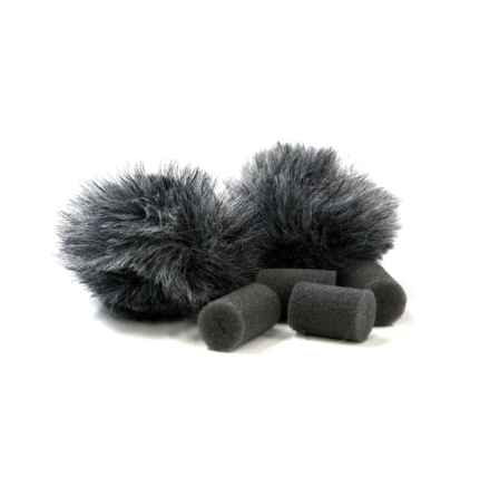 Gray Lavalier Windjammer Pair - Rycote