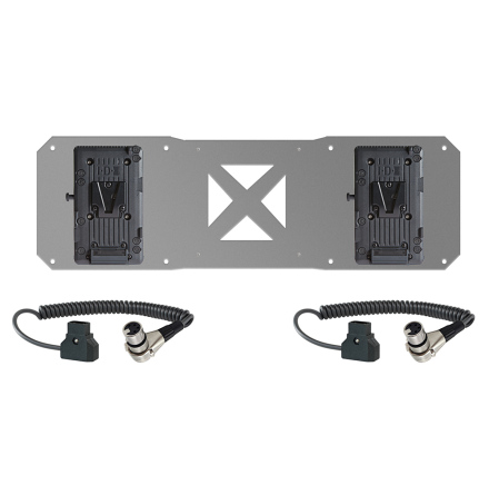 Shape v-mount battery plates and cable kit for atomos sumo