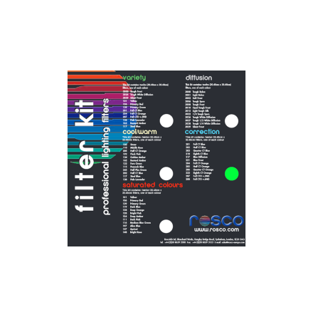 Filter Kit 12x12in (0,3x0,3cm) - 12 pcs Color Correction