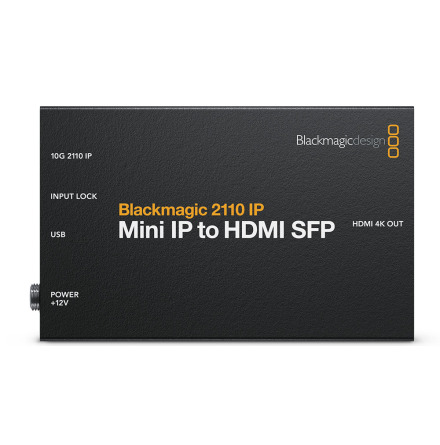 Blackmagic 2110 IP Mini IP to HDMI SFP