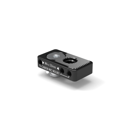 ARRI 3/8-16 to Canon Striped Rosette/ Canon Mic Mount